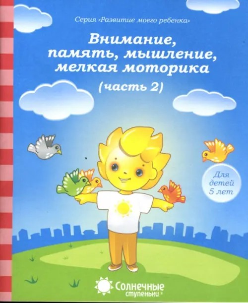 Внимание, память, мышление, мелкая моторика: Для детей 5 лет. Часть 2